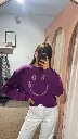 Pull TIFFANY strass/mauve