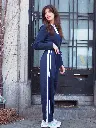 Pantalon jogging HILDA bleu marine 