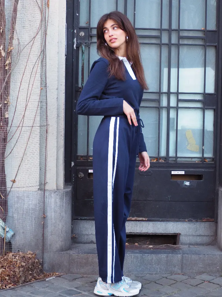 Pantalon jogging HILDA bleu marine 