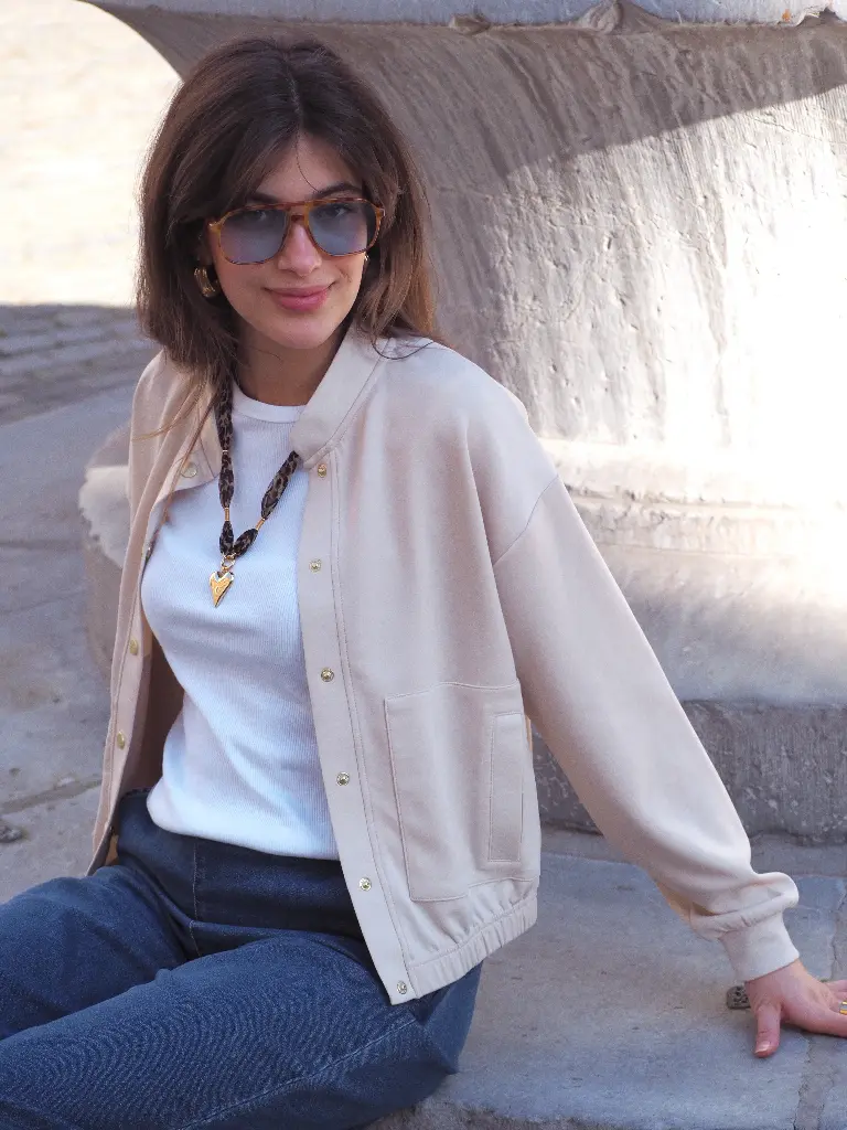 Bomber TALIA beige