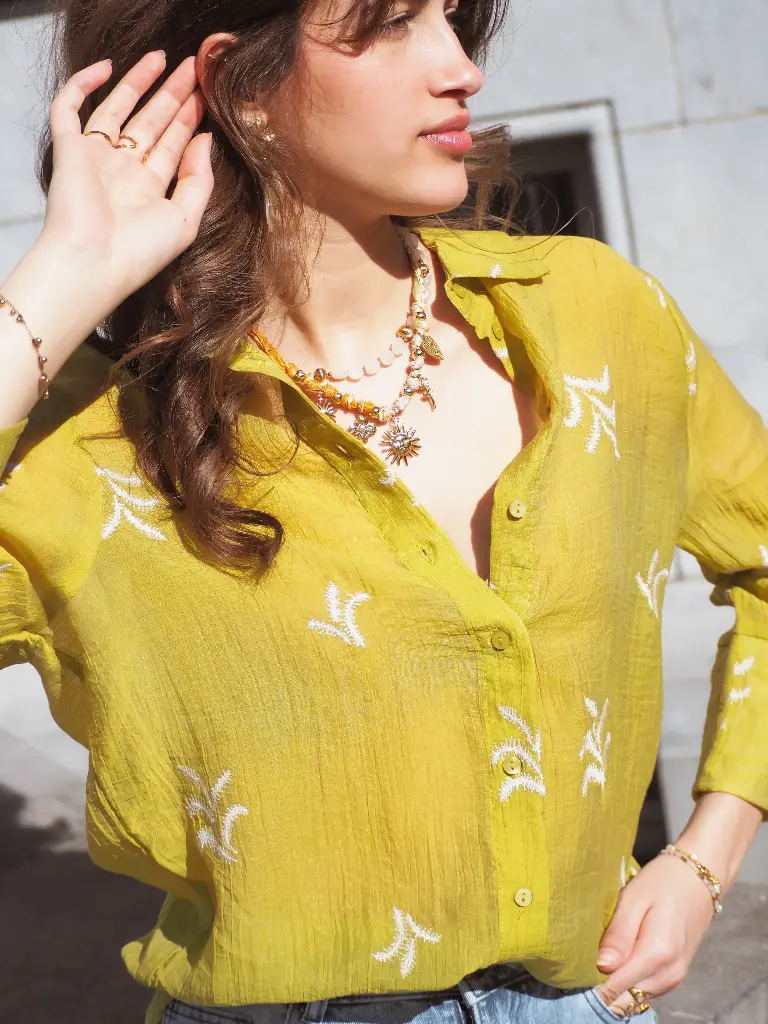 Chemise THEO verte (XS)