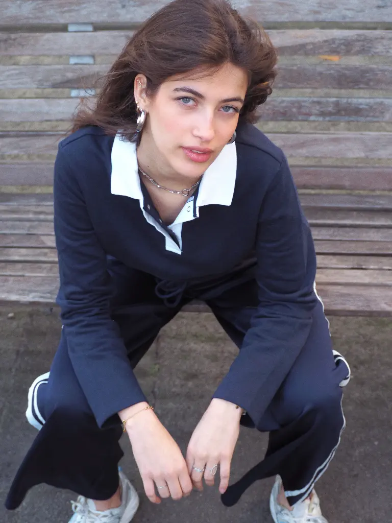 Polo TINORI bleu marine (XS)