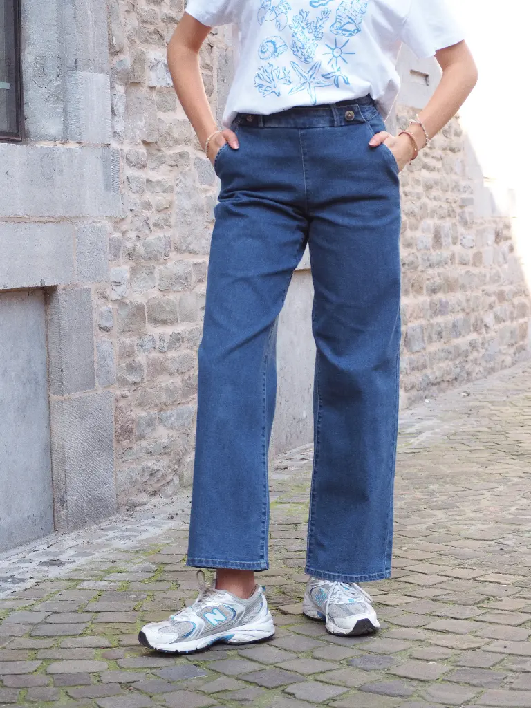 Jeans GEGGO bleu