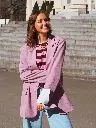 Blazer MELINA rose/rayé