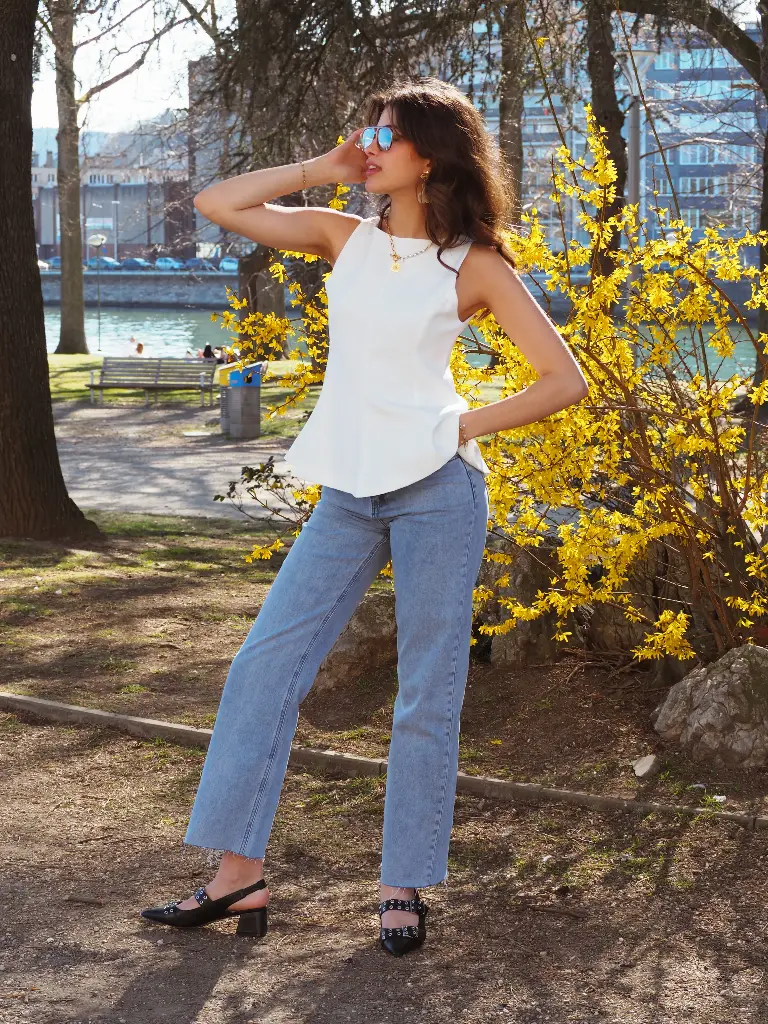 Jeans MADDIE bleu clair