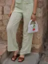 Pantalon TOBINE vert