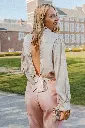Blouse ADA dos nu beige