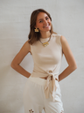 Top CIRKELINE beige 