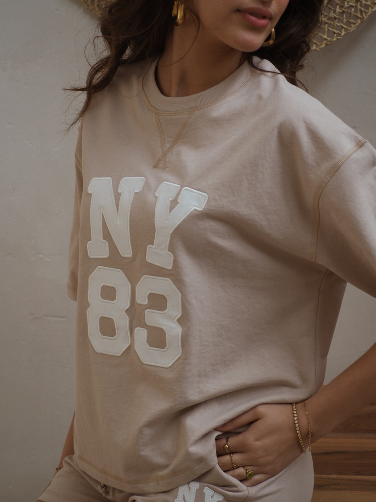 T-shirt NEW-YORK beige  (XS)
