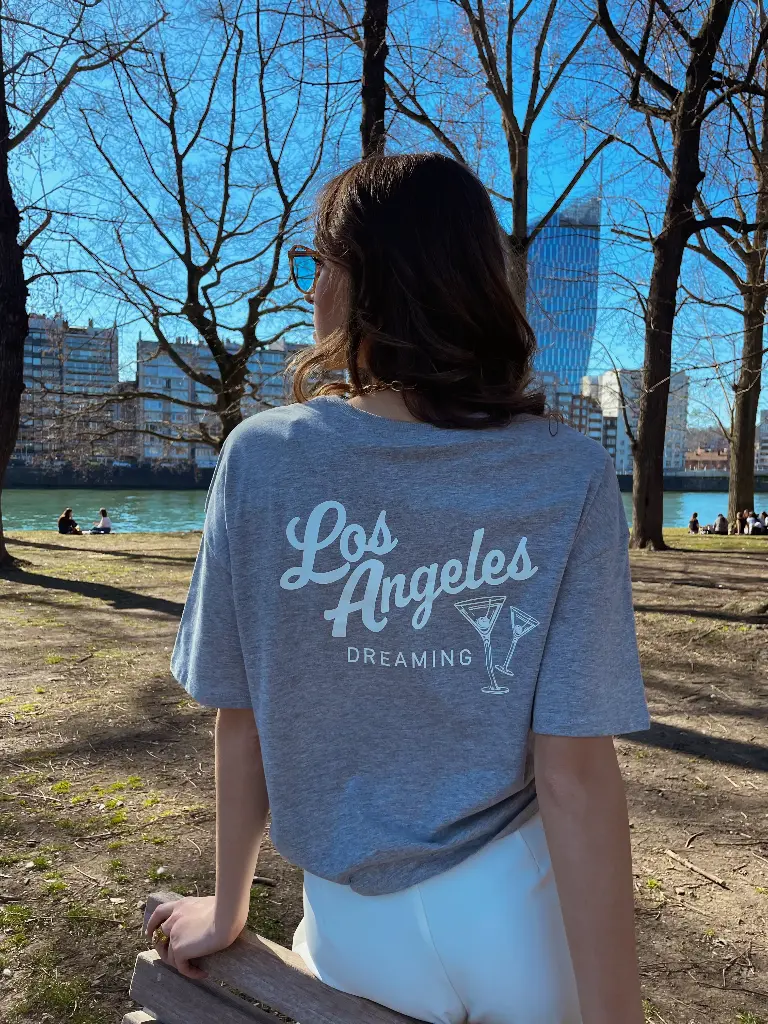 T-shirt LOS ANGELES gris