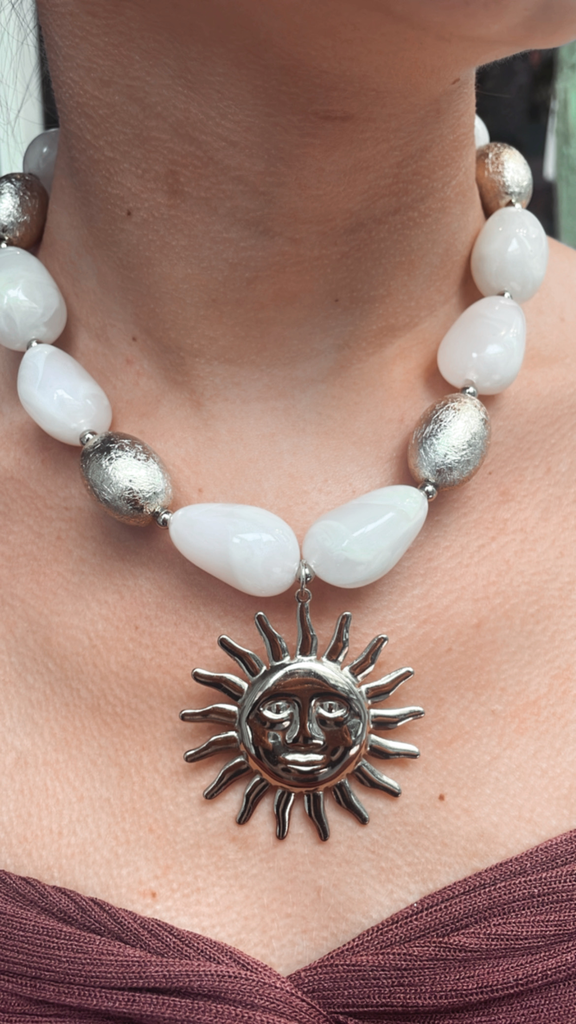 Collier SOLAR perles