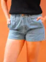 RAFAEL BLEU CLAIR - Short en jeans