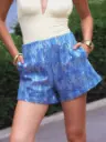 Short KATY jeans/sequins