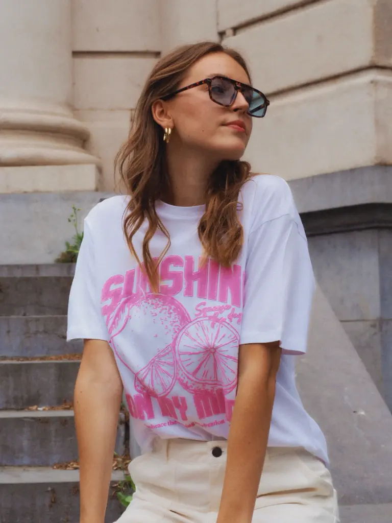 T-shirt SUNSHINE blanc