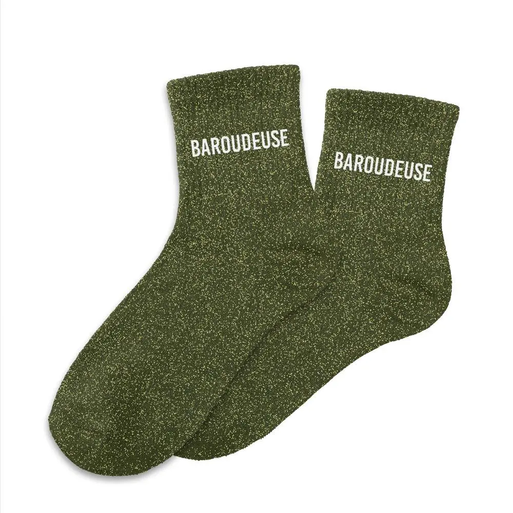 Chaussettes BAROUDEUSE à paillettes