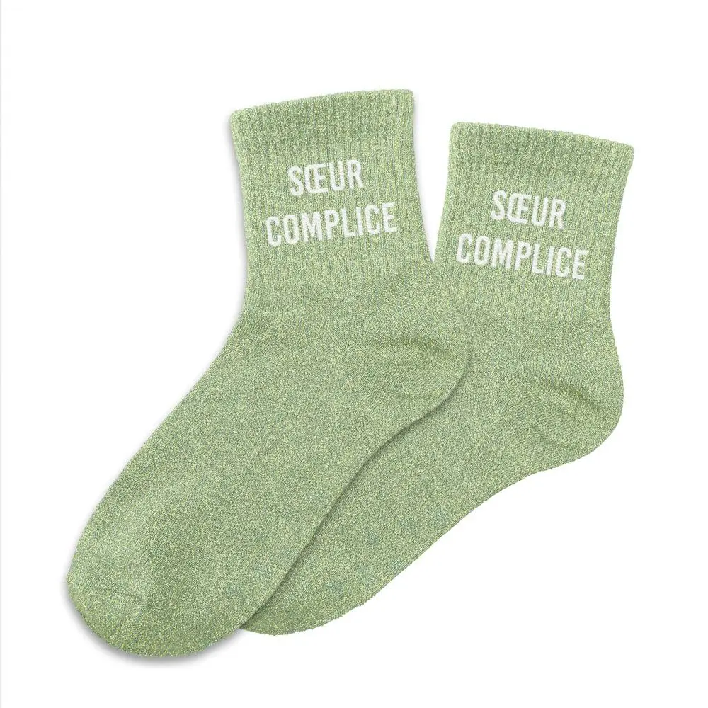 Chaussettes SOEUR COMPLICE à paillettes
