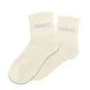 Chaussettes PARFAITE beige à paillettes