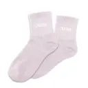 Chaussettes CHATON mauve à paillettes