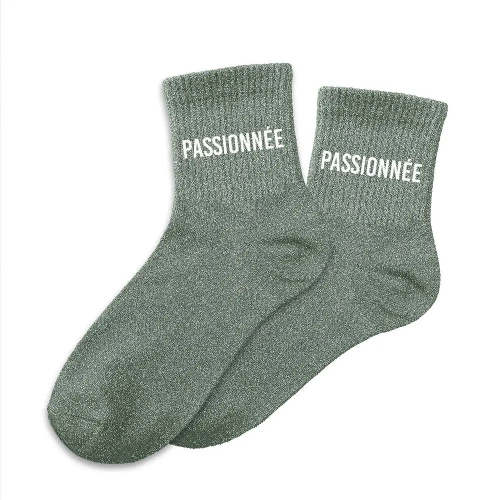 Chaussettes PASSIONNEE à paillettes