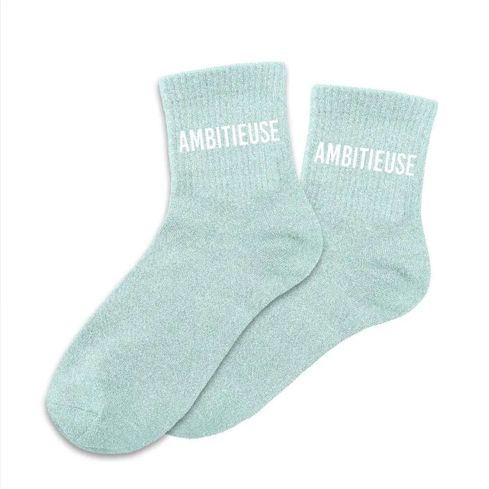 Chaussettes AMBITIEUSE à paillettes