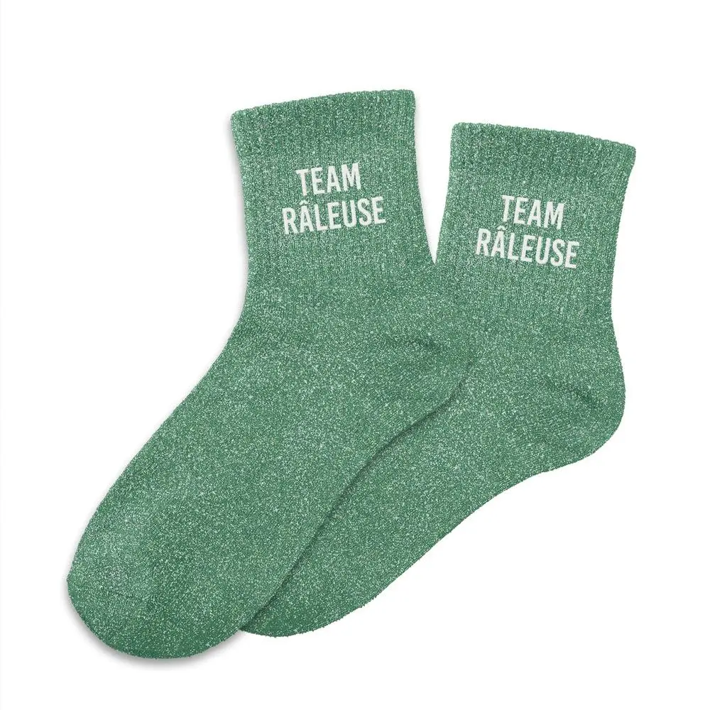 Chaussettes TEAM RALEUSE à paillettes