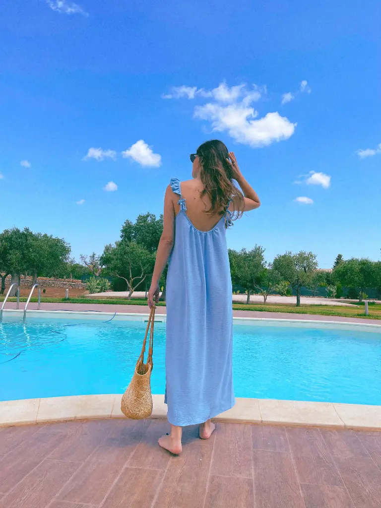 Robe POLICORO bleu (XS)