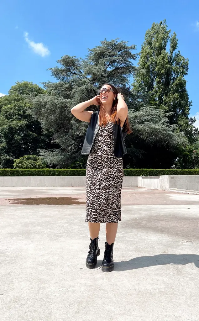 Robe AUNA léopard