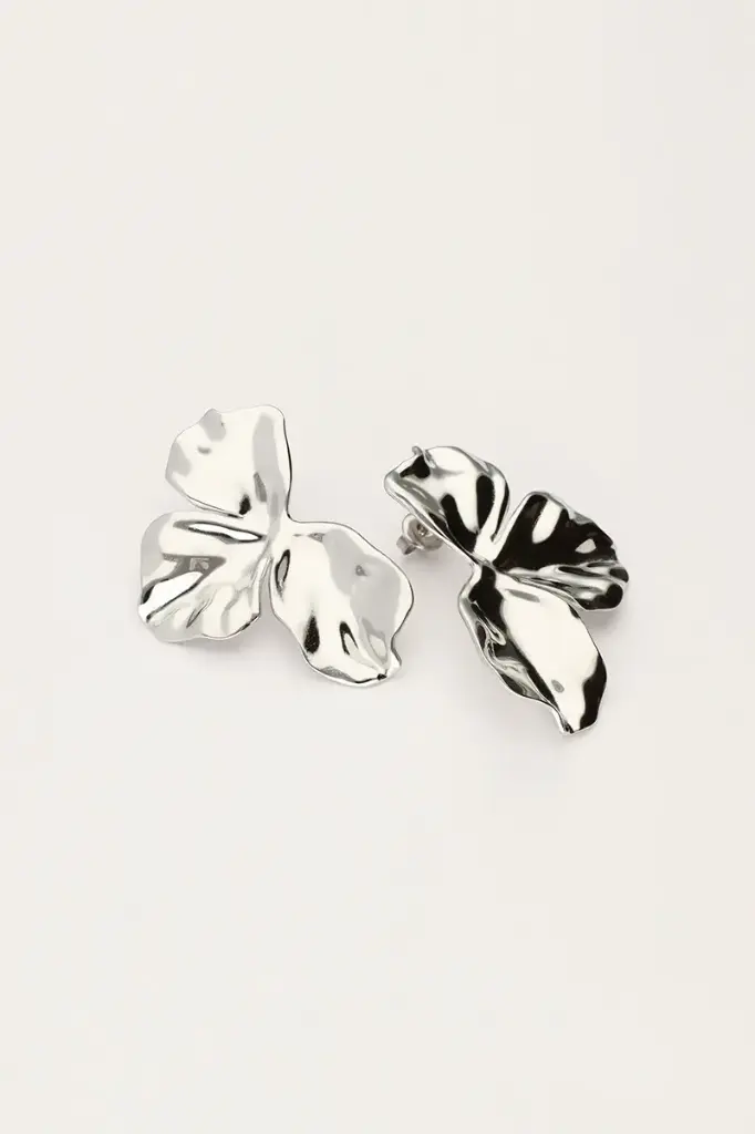 Boucles d'oreilles BLOOM argenté