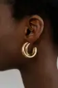 Boucles d'oreilles ABBY or