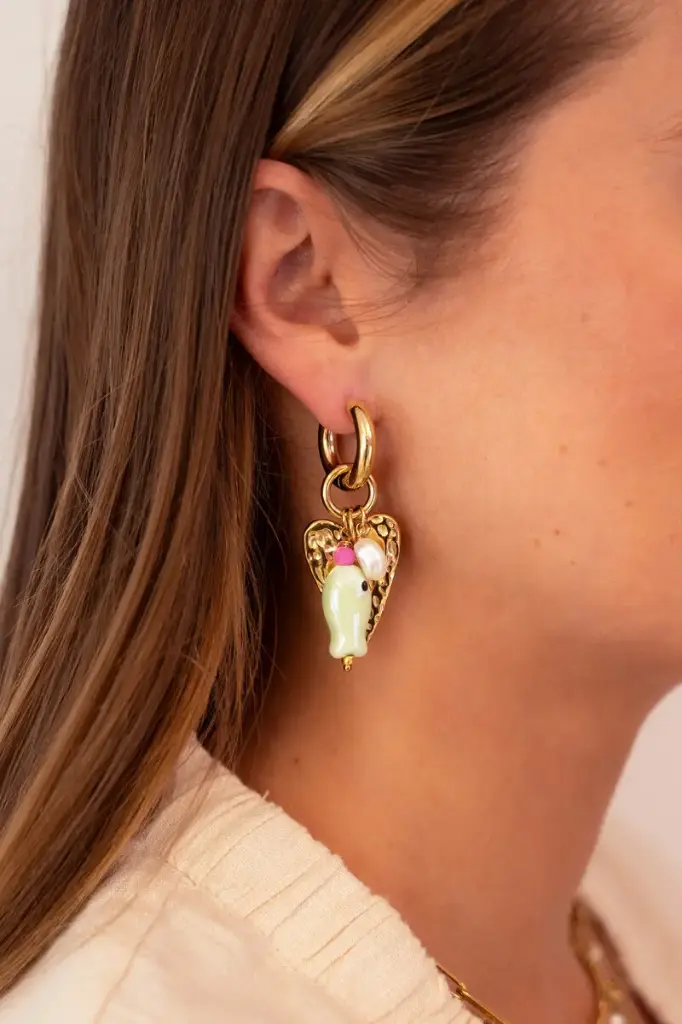 Boucles d'oreilles FISH or/poisson