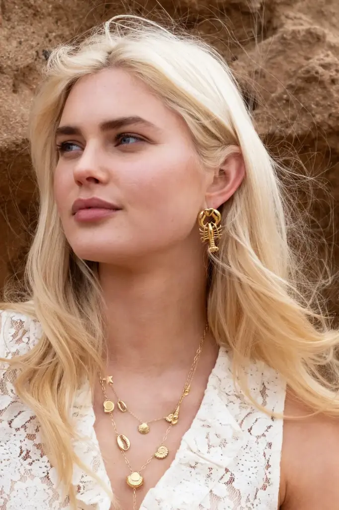 Boucles d'oreilles HOMARD or