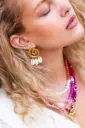 Boucles d'oreilles MOANA or/coquillages
