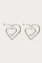 Boucles d'oreilles VALENTINA argenté