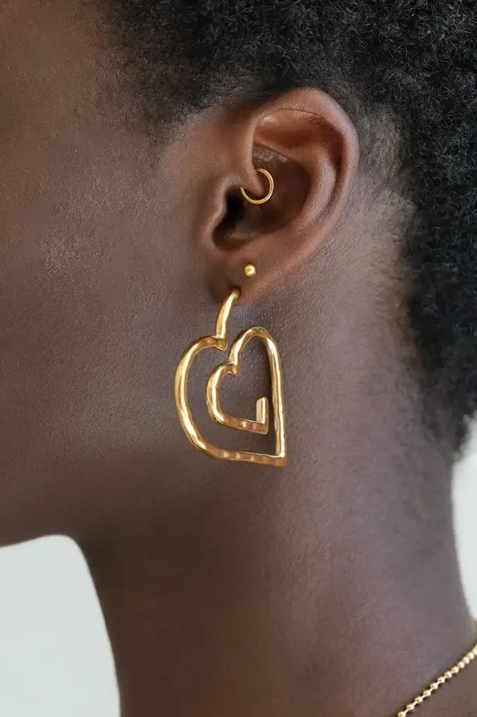 Boucles d'oreilles VALENTINA doré