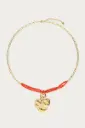 Collier CORAZON coeur/rouge