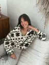 Polaire JANNE beige/brun