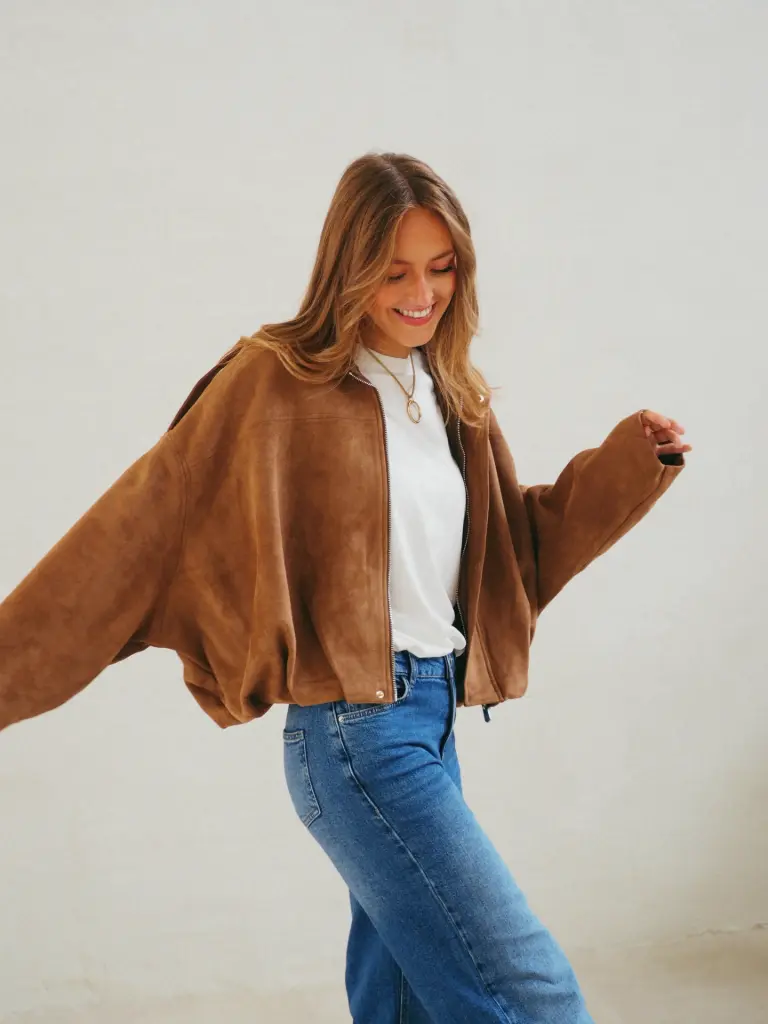 Veste GALIA camel/daim