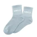 Chaussettes CANAILLE bleu clair à paillettes