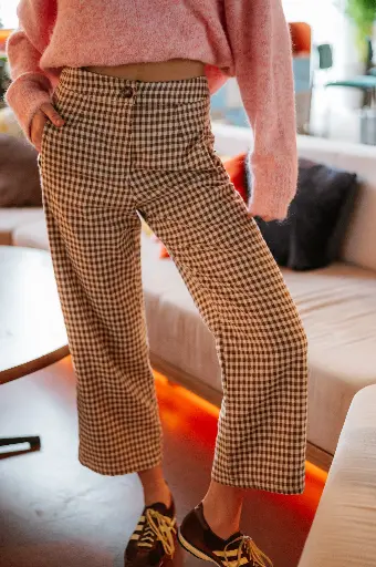Pantalon DARLENE à carreaux