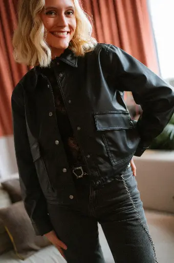 Veste ALAIA simili/noire