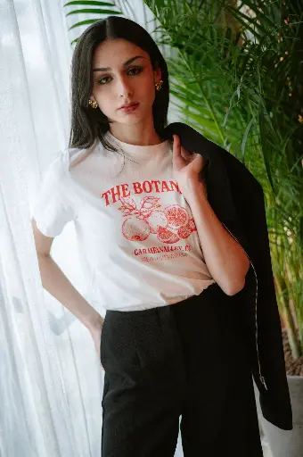 T-shirt BOTANIST blanc