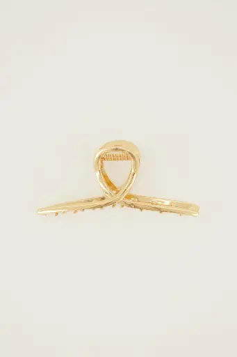 Pince à cheveux CROISEE dorée