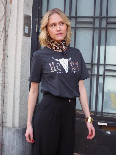 T-shirt HOWDY gris