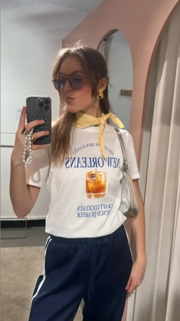 T-shirt NEW ORLEAN blanc