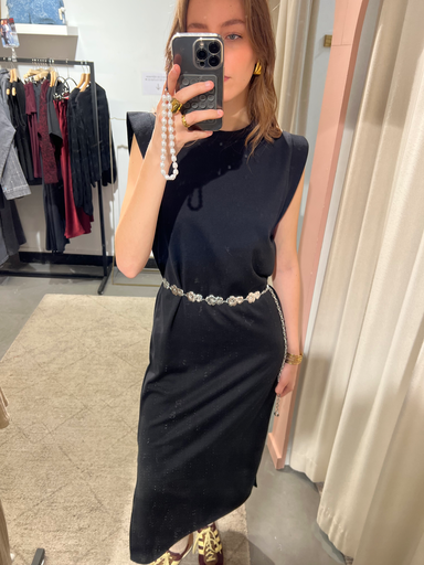 Robe sans manches CHILLI noir