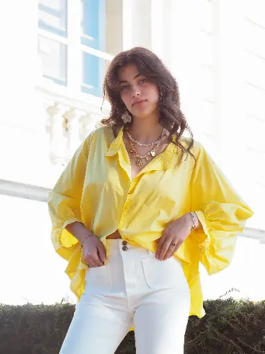 Chemisier VIRGILE jaune