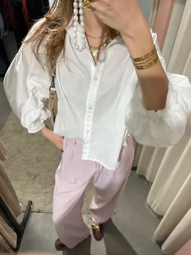 Chemisier VIRGILE blanc