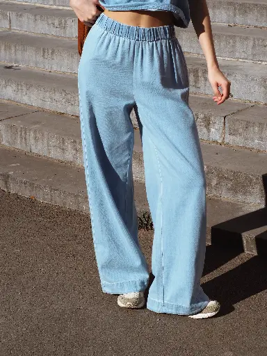 Pantalon SMIDI jeans bleu
