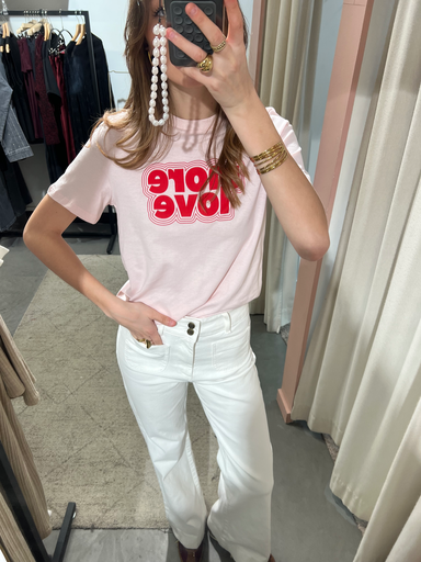 T-shirt MORE LOVE rose
