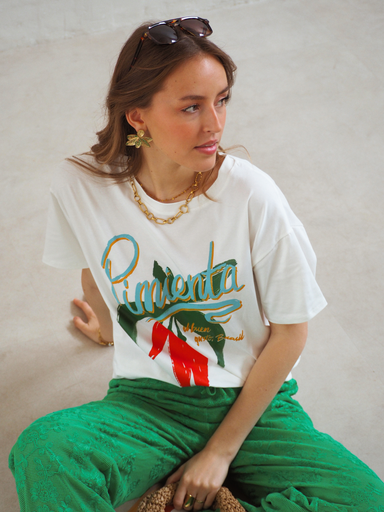 T-shirt PIMENTA blanc